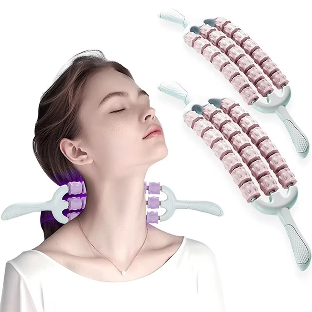 New Three-row Yoga Massage Sti - مراجعة Muscle Roller Stick وسعره