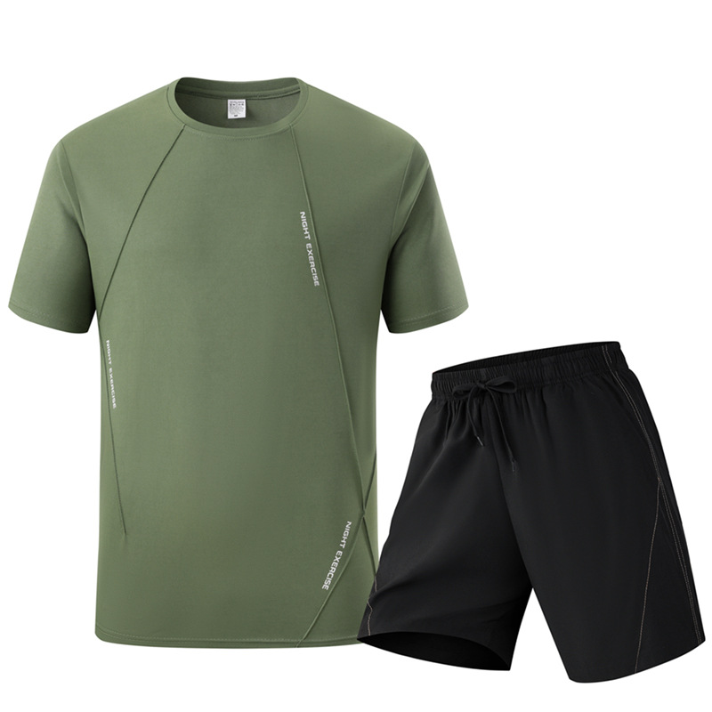 Men's Summer Sports Set Quick  - مراجعة Running Gear For Men وسعره