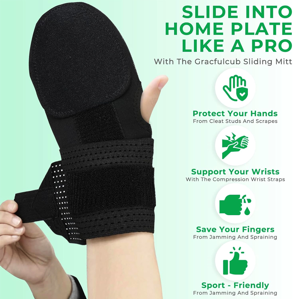 1PC Baseball Sliding Mitt Guar - مراجعة Running Gear Essentials وسعره