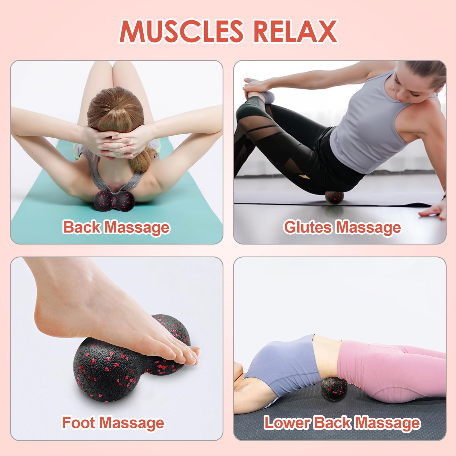 Hollow Yoga Roller Massage Pea - مراجعة Muscle Roller Stick وسعره