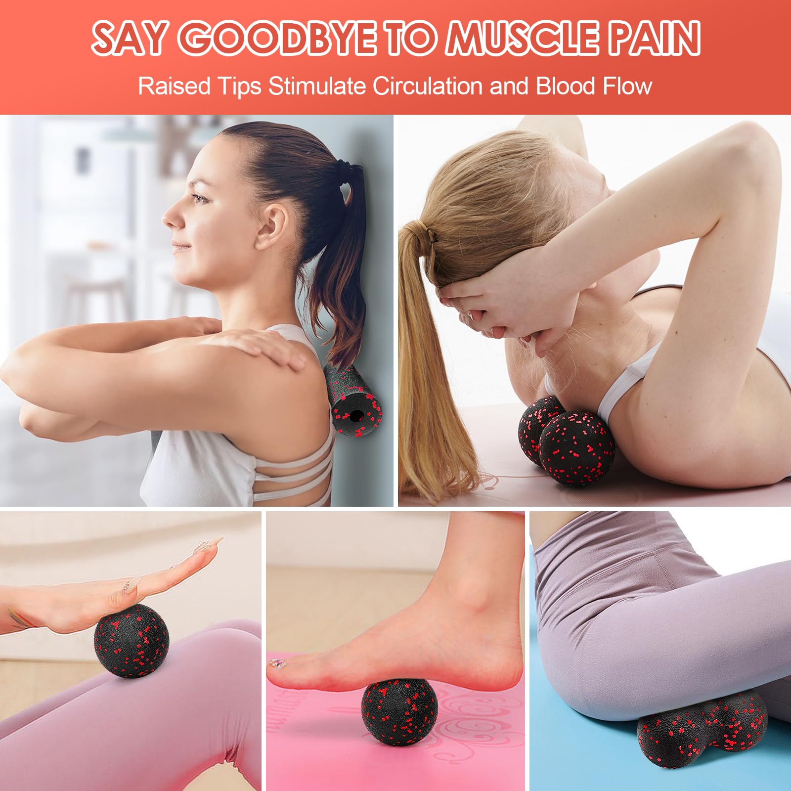 Hollow Yoga Roller Massage Pea - مراجعة Muscle Roller Stick وسعره