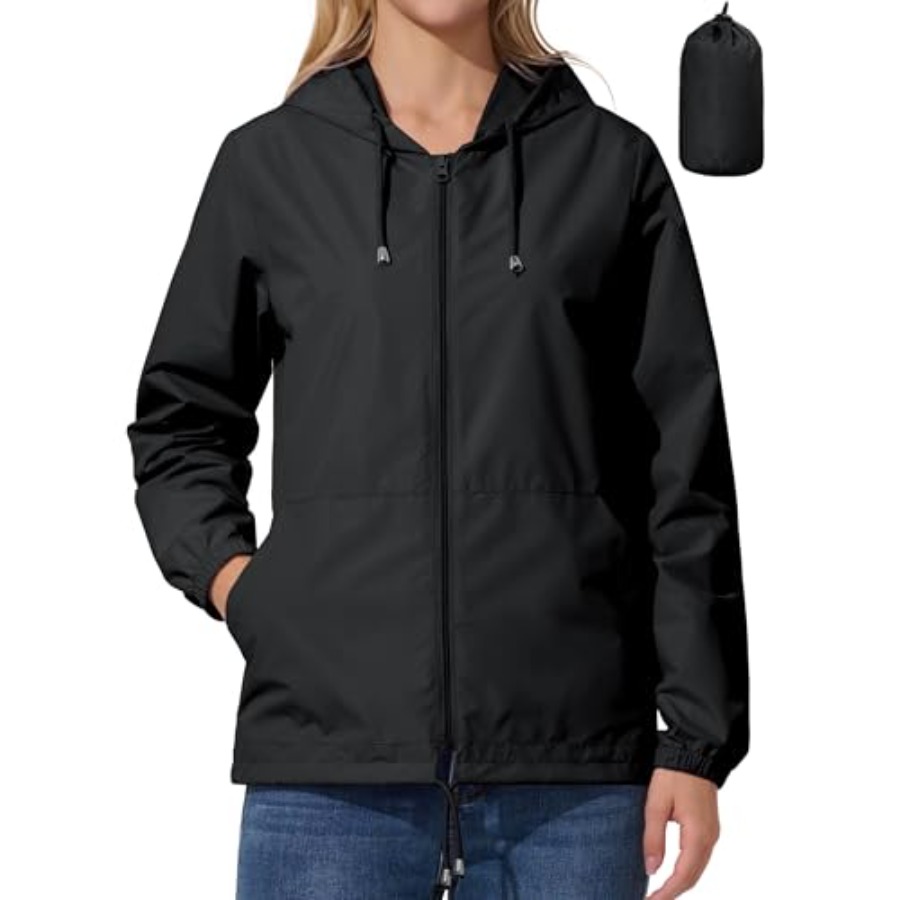 Womens Rain Jacket Lightweight - مراجعة Running Gear For Rain وسعره