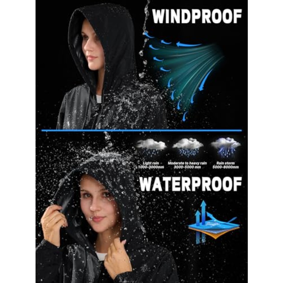 Womens Rain Jacket Lightweight - مراجعة Running Gear For Rain وسعره