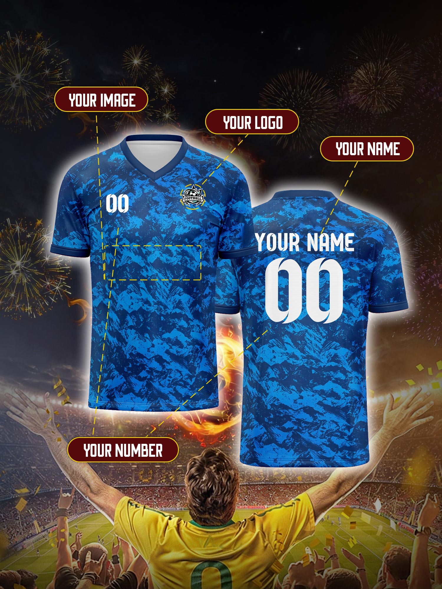 Custom Soccer Jersey With Cust - مراجعة Running Gear For Men وسعره