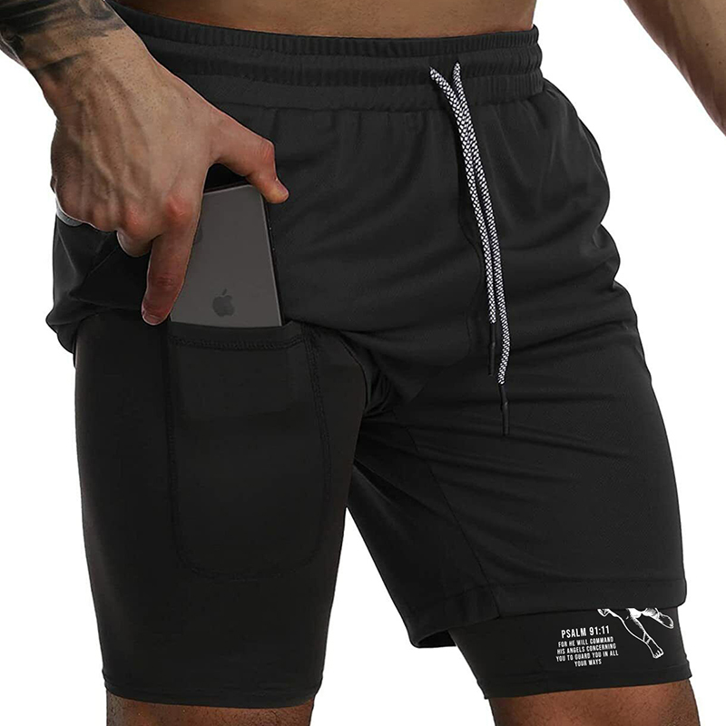 Angel Cross Graphic 2 in 1 Wor - مراجعة Running Gear For Men وسعره