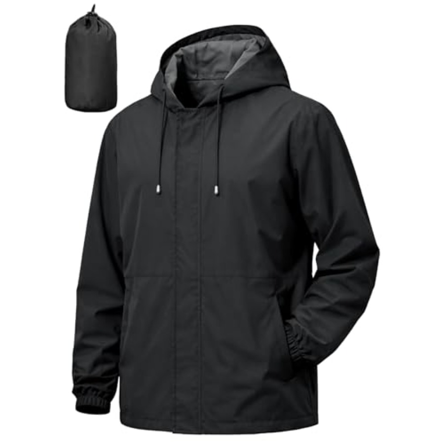 UIQUR Men's Rain Jacket Waterp - مراجعة Running Gear For Rain وسعره