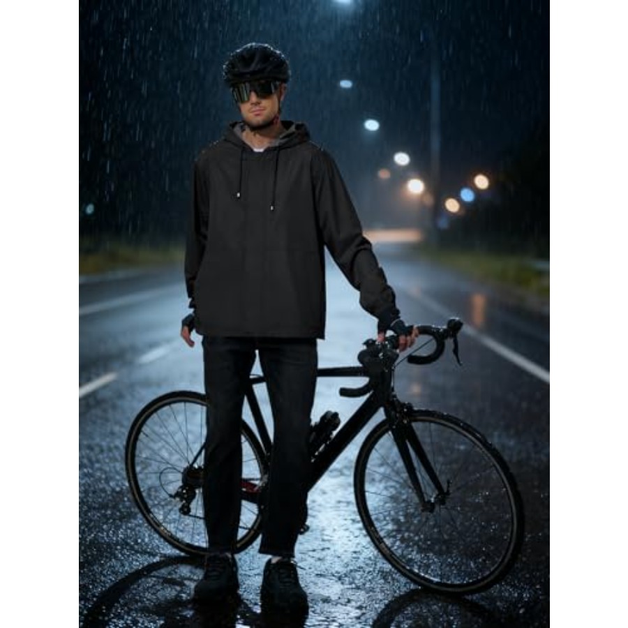 UIQUR Men's Rain Jacket Waterp - مراجعة Running Gear For Rain وسعره