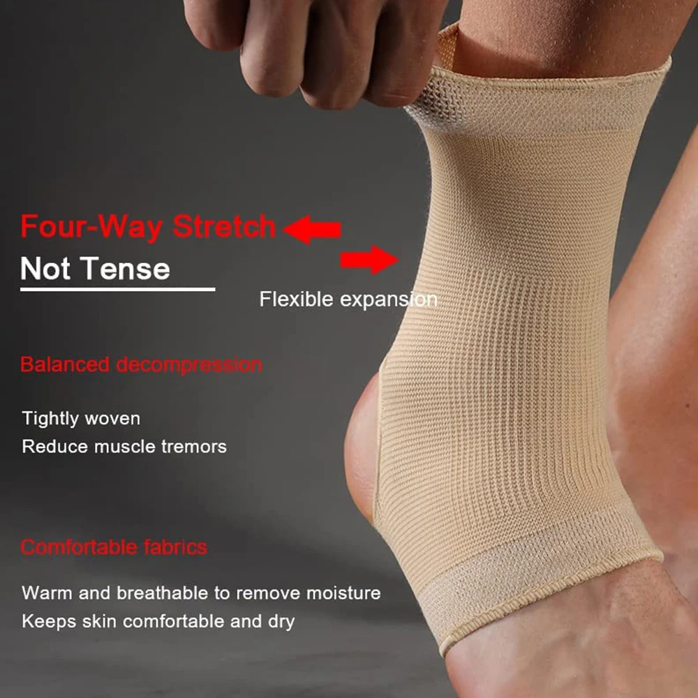 1pc Skin Color Sports Ankle Su - مراجعة Running Gear For وسعره