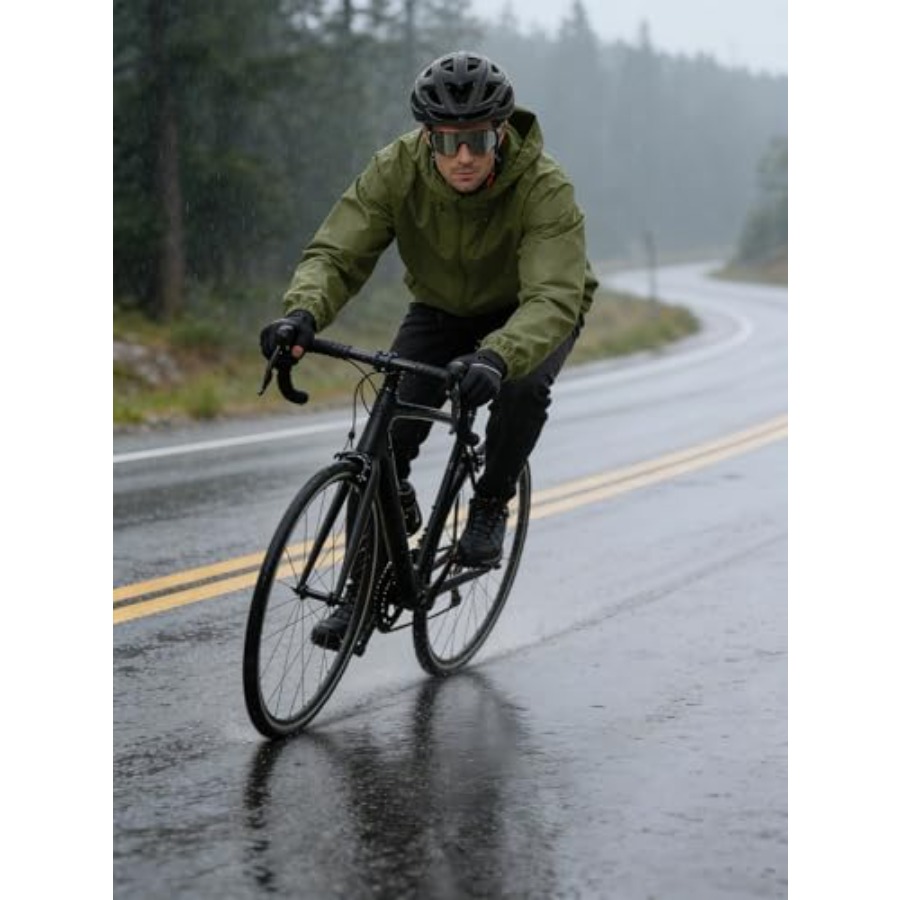 UIQUR Mens Rain Jacket Lightwe - مراجعة Running Gear For Rain وسعره