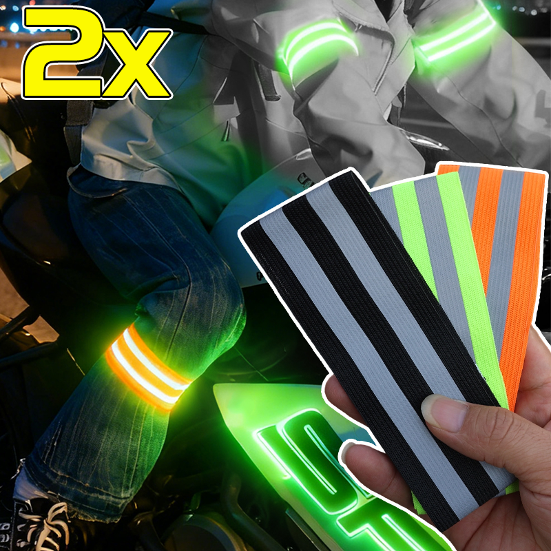 Reflective Bands Arm Wrist Leg - مراجعة Running Gear For وسعره