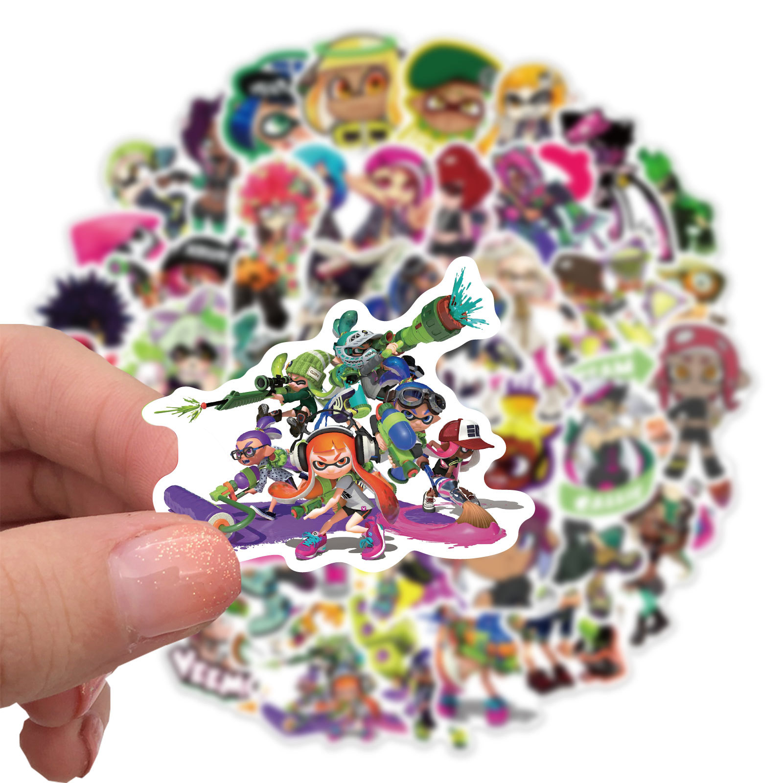 10/30/50pcs  Game Splatoon  Sk - مراجعة Blister Plaster Sport وسعره