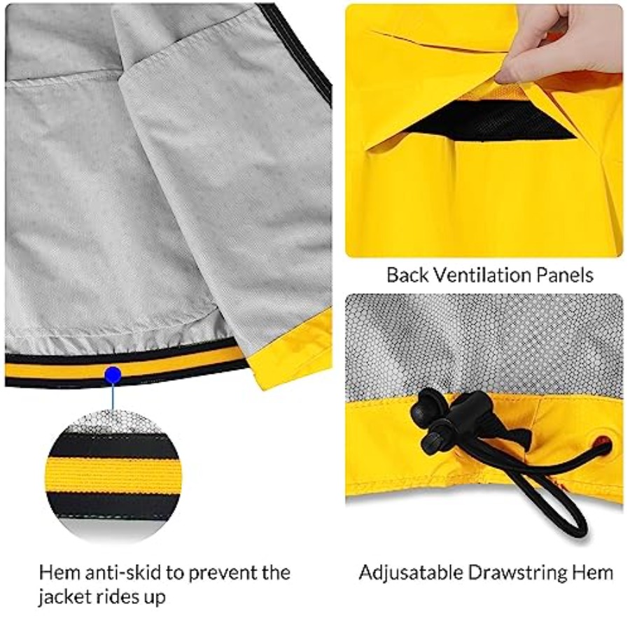 Men's Rain Jacket Waterproof W - مراجعة Running Gear For Rain وسعره