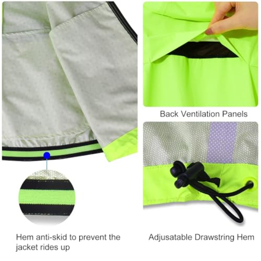 Men's Rain Jacket Waterproof W - مراجعة Running Gear For Rain وسعره