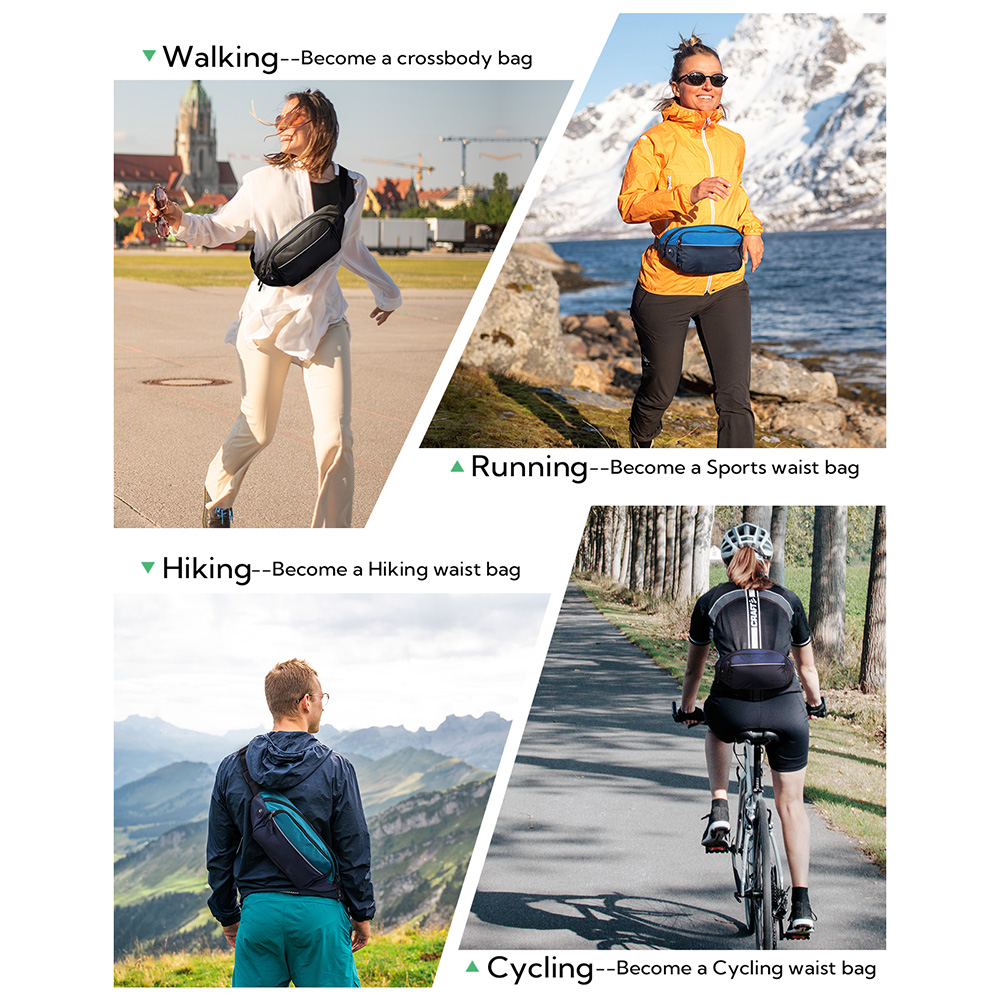 WATERFLY Fanny Pack Waist Bag  - مراجعة Running Gear For وسعره