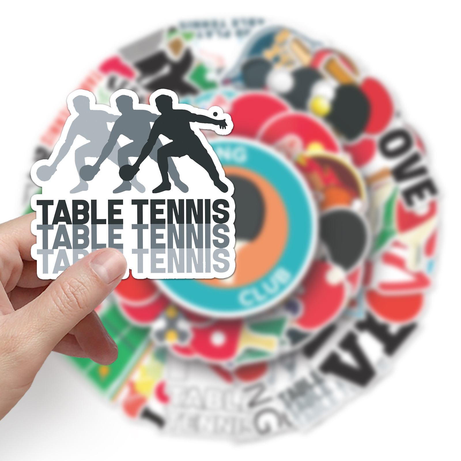10/50PCS Table Tennis Graffiti - مراجعة Blister Plaster Sport وسعره