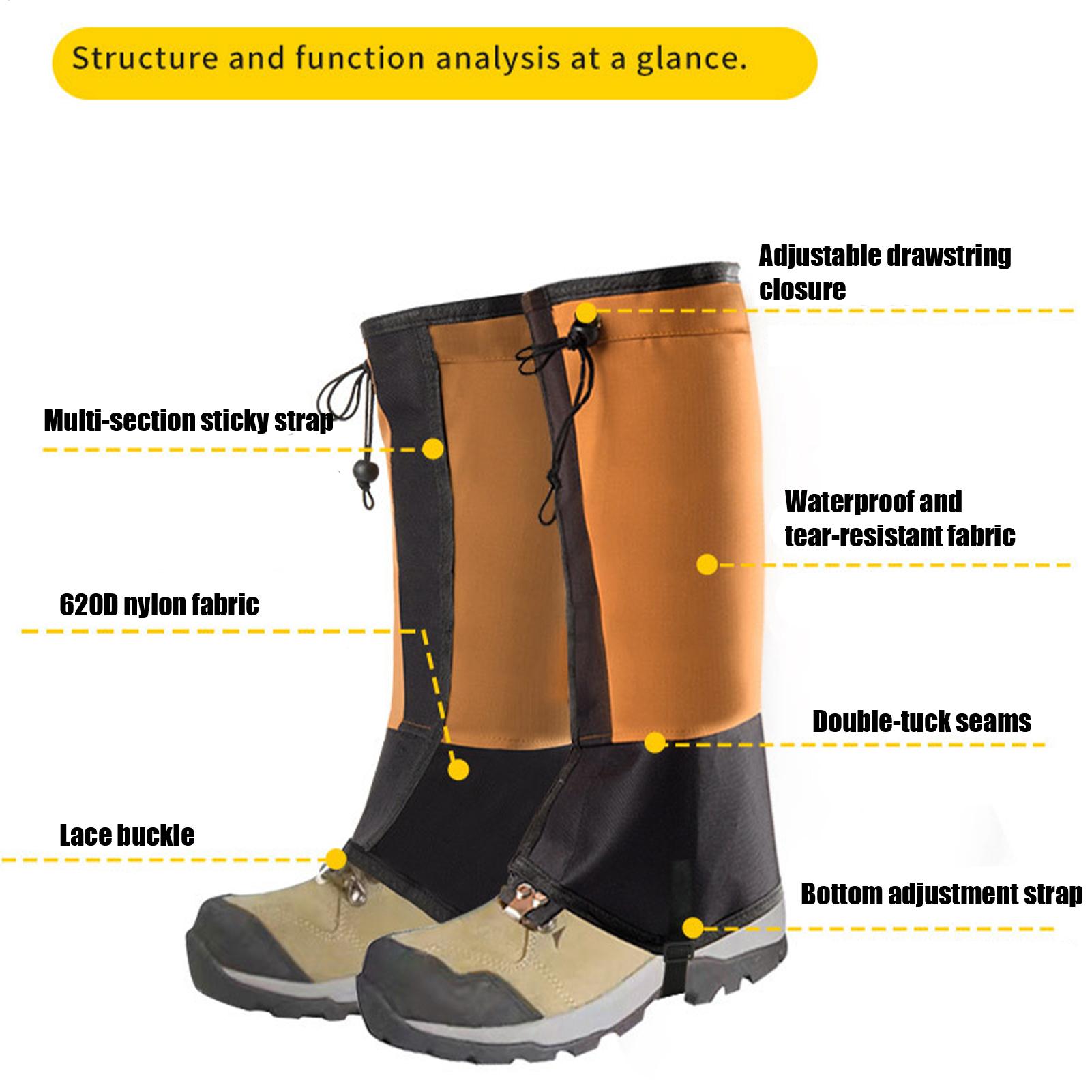Waterproof Leg Gaiters for Hik - مراجعة Running Gear For Rain وسعره