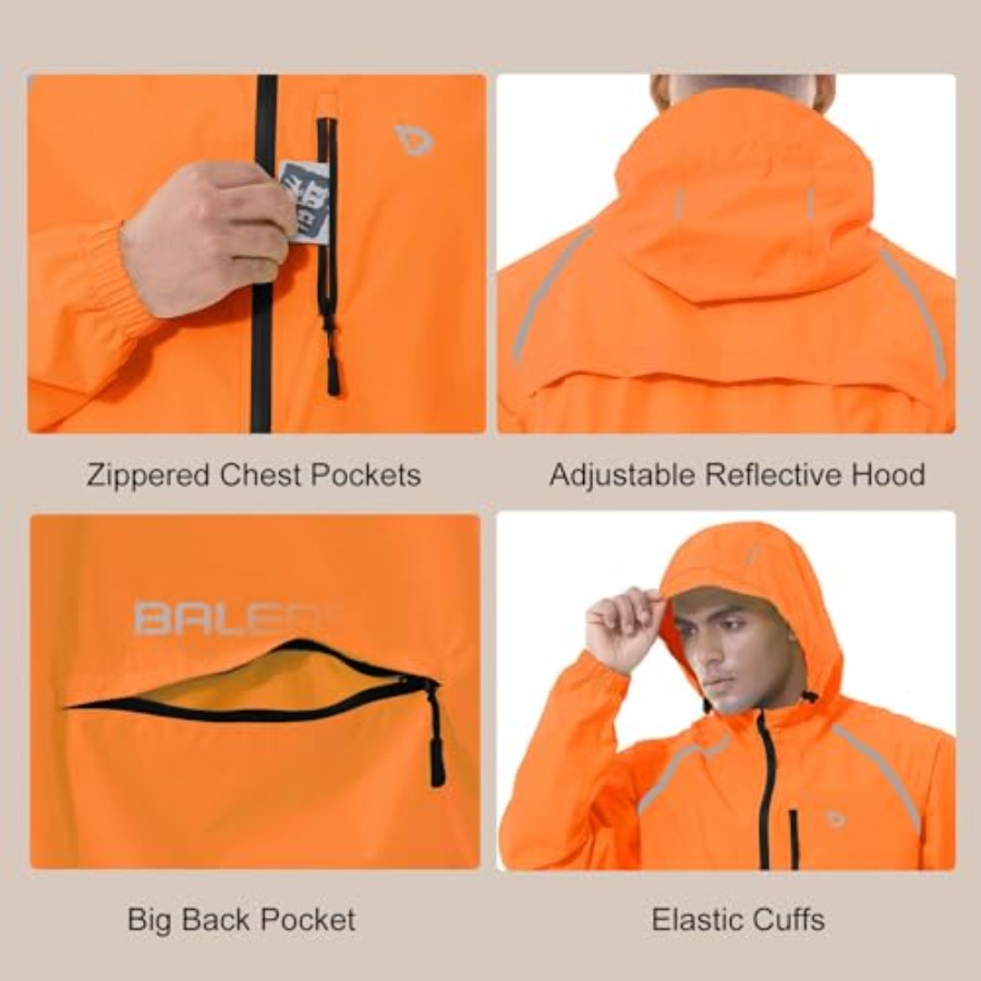Men's Rain Jacket Waterproof W - مراجعة Running Gear For Rain وسعره
