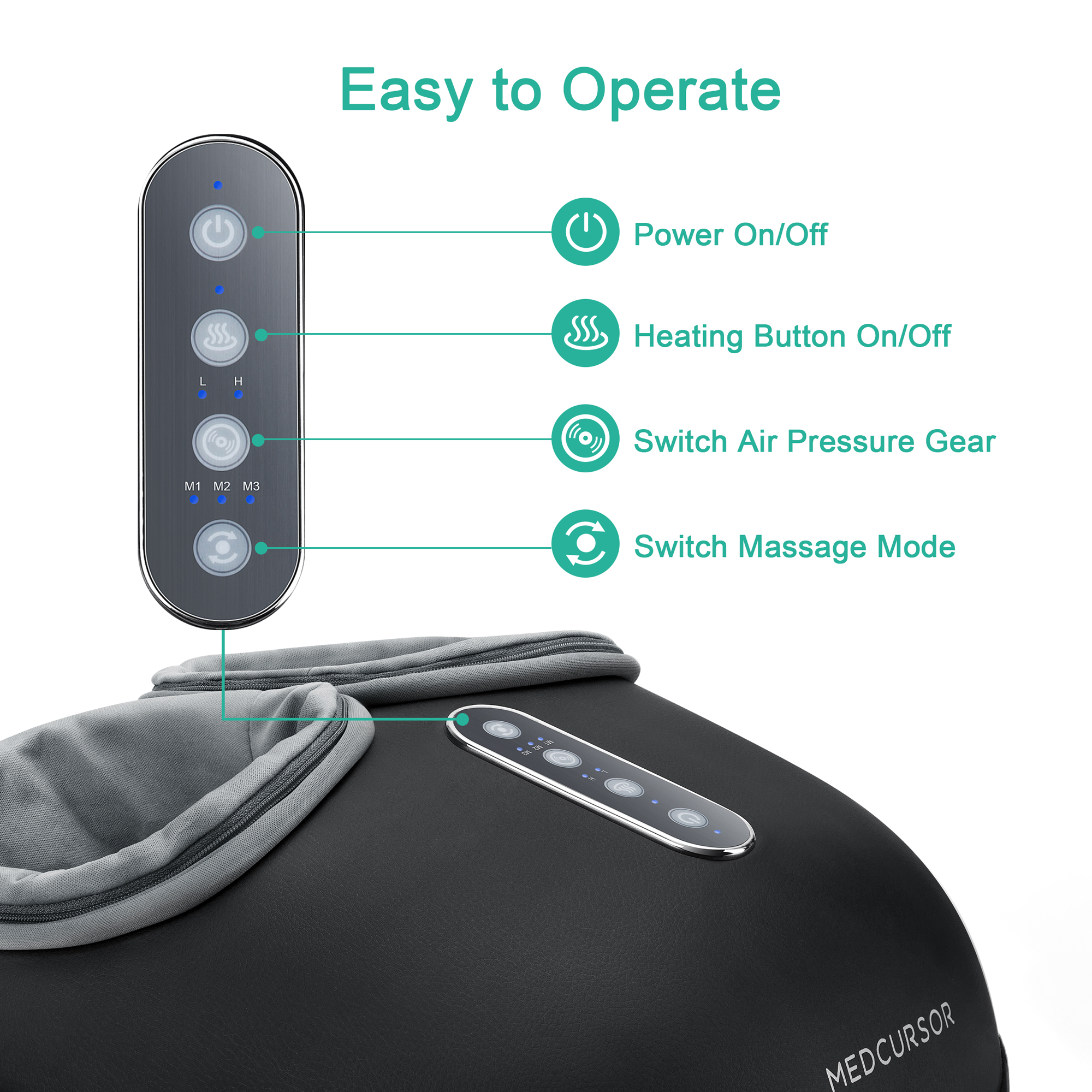 Medcursor Shiatsu Foot Massage - مراجعة Muscle Roller Stick وسعره