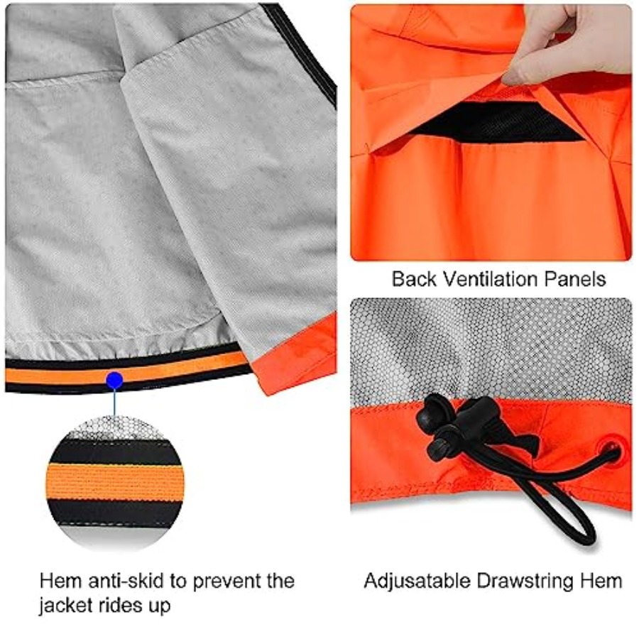Men's Rain Jacket Waterproof W - مراجعة Running Gear For Rain وسعره