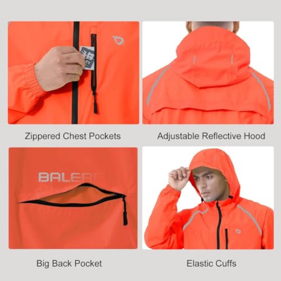 Men's Rain Jacket Waterproof W - مراجعة Running Gear For Rain وسعره