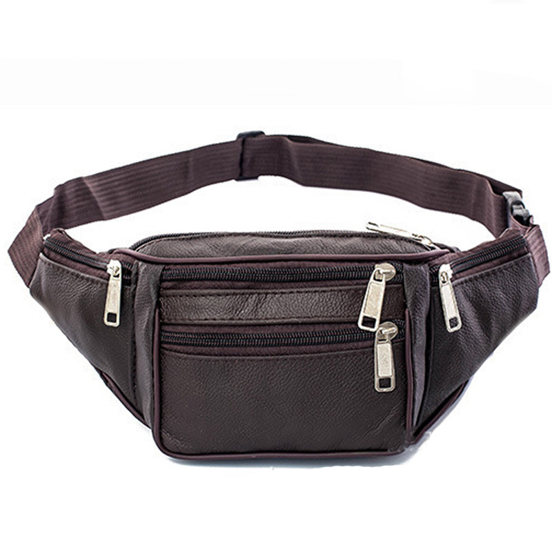 Leather Men Waist Chest Bag Th - مراجعة Running Gear For وسعره